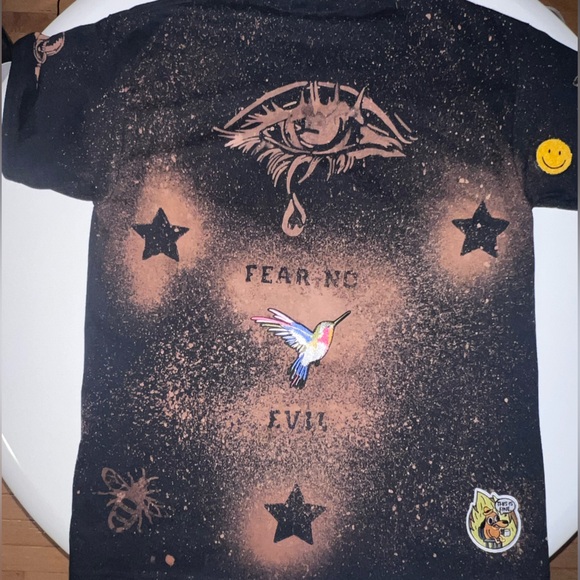 🦉 OWL IN THE NIGHT 🦉bleachout By @tysbleachlab on IG 👀🎨 - Picture 2 of 5